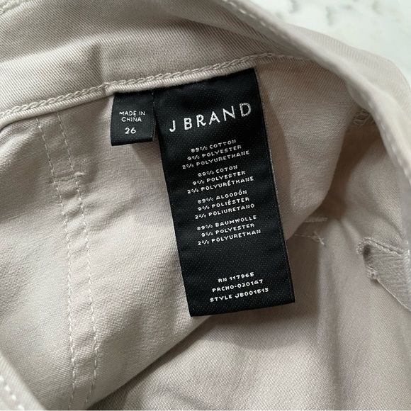 J Brand skinny utility driftwood light tan skinny cargo pants size 26 - Picture 11 of 11